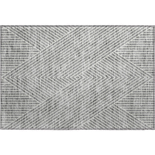 Piper Looms Mayfield Geometric AMF937 Gray Machine Washable Area Rug Scatter Main Image