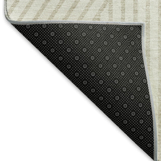 Piper Looms Mayfield Geometric AMF937 Ivory Machine Washable Area Rug Backing Image