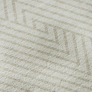 Piper Looms Mayfield Geometric AMF937 Ivory Machine Washable Area Rug Swatch Image