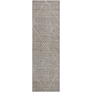 Piper Looms Mayfield Geometric AMF937 Taupe Machine Washable Area Rug Runner Main Image
