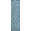 Piper Looms Mayfield Geometric AMF937 Teal Machine Washable Area Rug Runner Main Image