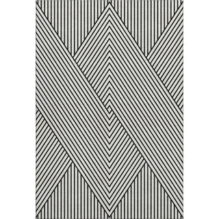 Piper Looms Mayfield Geometric AMF937 White Machine Washable Area Rug main image