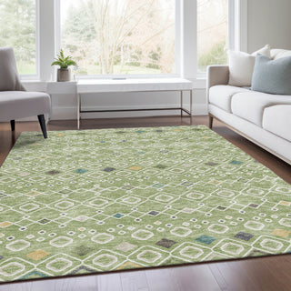 Piper Looms Mayfield Southwest AMF938 Aloe Machine Washable Area Rug Lifestyle Image Feature