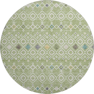 Piper Looms Mayfield Southwest AMF938 Aloe Machine Washable Area Rug Round Main Image