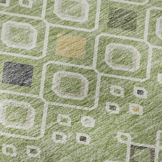 Piper Looms Mayfield Southwest AMF938 Aloe Machine Washable Area Rug Swatch Image