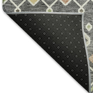 Piper Looms Mayfield Southwest AMF938 Gray Machine Washable Area Rug Backing Image