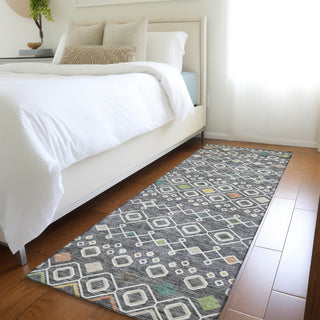 Piper Looms Mayfield Southwest AMF938 Gray Machine Washable Area Rug Runner Lifestyle Image Feature
