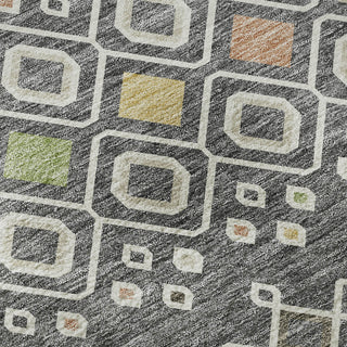 Piper Looms Mayfield Southwest AMF938 Gray Machine Washable Area Rug Swatch Image