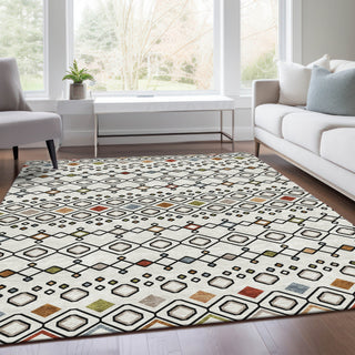 Piper Looms Mayfield Southwest AMF938 Ivory Machine Washable Area Rug Lifestyle Image Feature