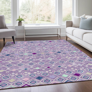 Piper Looms Mayfield Southwest AMF938 Lavender Machine Washable Area Rug Lifestyle Image Feature