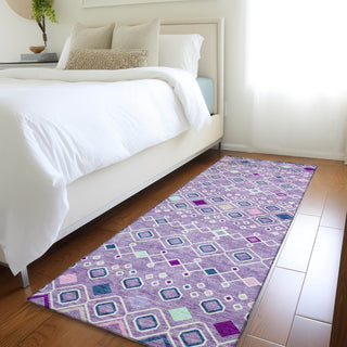 Piper Looms Mayfield Southwest AMF938 Lavender Machine Washable Area Rug Runner Lifestyle Image Feature