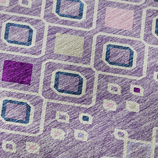 Piper Looms Mayfield Southwest AMF938 Lavender Machine Washable Area Rug Swatch Image