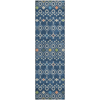Piper Looms Mayfield Southwest AMF938 Navy Machine Washable Area Rug Runner Main Image