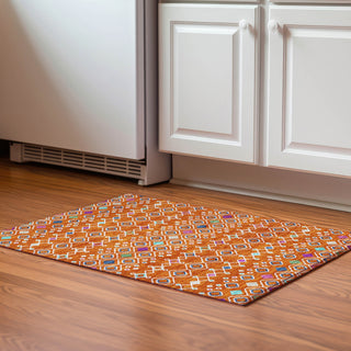 Piper Looms Mayfield Southwest AMF938 Orange Machine Washable Area Rug Scatter Lifestyle Image Feature