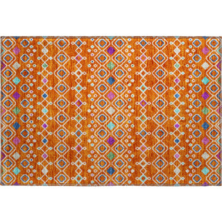Piper Looms Mayfield Southwest AMF938 Orange Machine Washable Area Rug Scatter Main Image