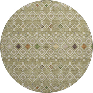 Piper Looms Mayfield Southwest AMF938 Sage Machine Washable Area Rug Round Main Image