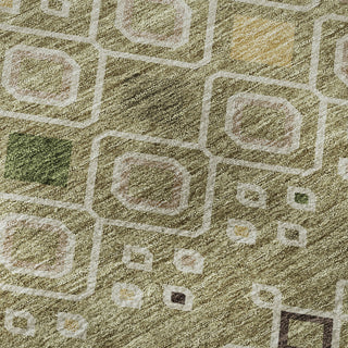 Piper Looms Mayfield Southwest AMF938 Sage Machine Washable Area Rug Swatch Image