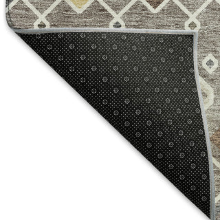 Piper Looms Mayfield Southwest AMF938 Taupe Machine Washable Area Rug Backing Image