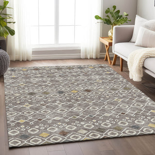 Piper Looms Mayfield Southwest AMF938 Taupe Machine Washable Area Rug Lifestyle Image Feature