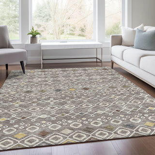 Piper Looms Mayfield Southwest AMF938 Taupe Machine Washable Area Rug Lifestyle Image Feature