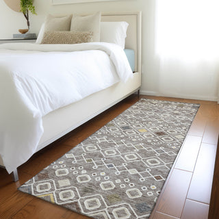 Piper Looms Mayfield Southwest AMF938 Taupe Machine Washable Area Rug Runner Lifestyle Image Feature