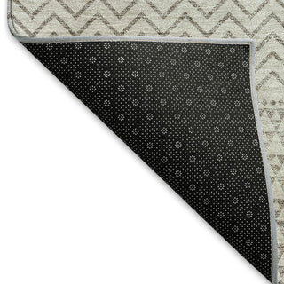 Piper Looms Mayfield Stripes AMF939 Beige Machine Washable Area Rug Backing Image