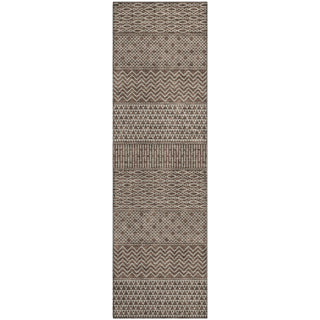 Piper Looms Mayfield Stripes AMF939 Brown Machine Washable Area Rug Runner Main Image