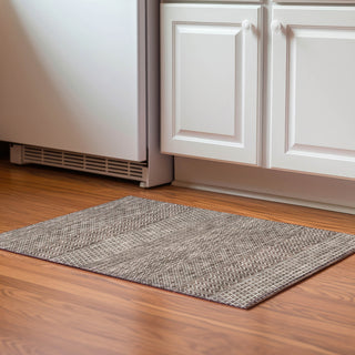 Piper Looms Mayfield Stripes AMF939 Brown Machine Washable Area Rug Scatter Lifestyle Image Feature