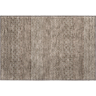 Piper Looms Mayfield Stripes AMF939 Brown Machine Washable Area Rug Scatter Main Image