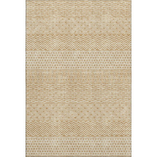 Piper Looms Mayfield Stripes AMF939 Gold Machine Washable Area Rug main image
