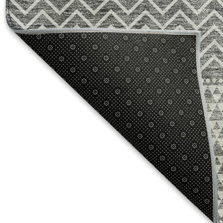 Piper Looms Mayfield Stripes AMF939 Gray Machine Washable Area Rug Backing Image