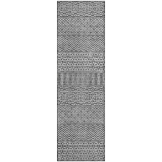 Piper Looms Mayfield Stripes AMF939 Gray Machine Washable Area Rug Runner Main Image