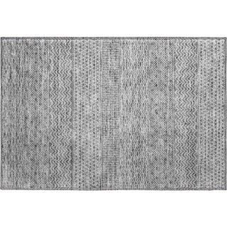 Piper Looms Mayfield Stripes AMF939 Gray Machine Washable Area Rug Scatter Main Image