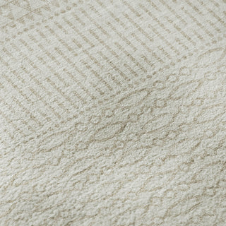 Piper Looms Mayfield Stripes AMF939 Ivory Machine Washable Area Rug Swatch Image