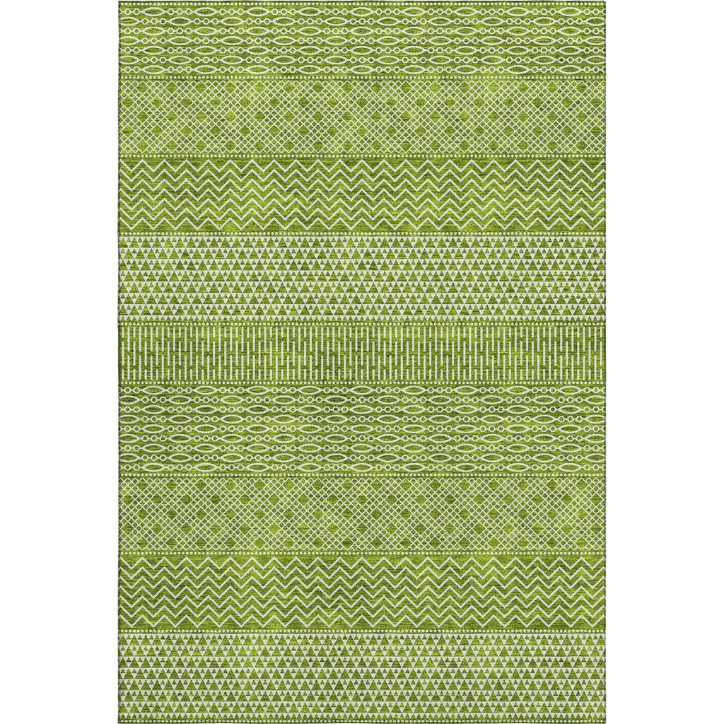 Piper Looms Mayfield Stripes AMF939 Lime Machine Washable Area Rug main image