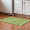 Piper Looms Mayfield Stripes AMF939 Lime Machine Washable Area Rug Scatter Lifestyle Image Feature