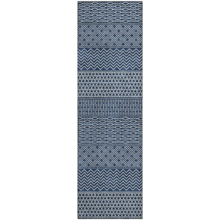 Piper Looms Mayfield Stripes AMF939 Navy Machine Washable Area Rug Runner Main Image