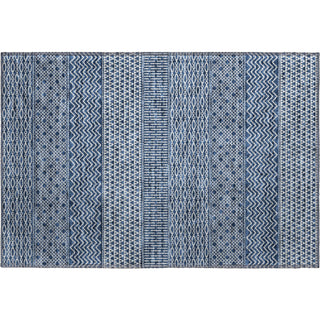 Piper Looms Mayfield Stripes AMF939 Navy Machine Washable Area Rug Scatter Main Image