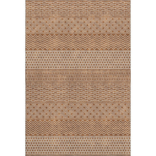 Piper Looms Mayfield Stripes AMF939 Paprika Machine Washable Area Rug main image