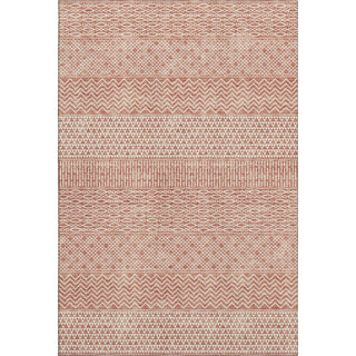 Piper Looms Mayfield Stripes AMF939 Salmon Machine Washable Area Rug main image