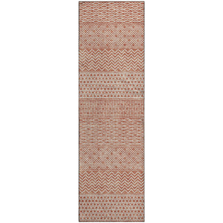 Piper Looms Mayfield Stripes AMF939 Salmon Machine Washable Area Rug Runner Main Image