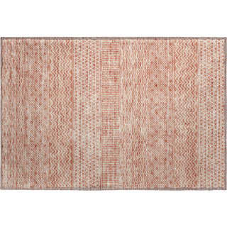 Piper Looms Mayfield Stripes AMF939 Salmon Machine Washable Area Rug Scatter Main Image
