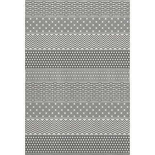 Piper Looms Mayfield Stripes AMF939 White Machine Washable Area Rug main image