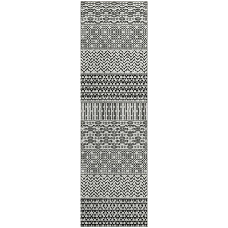 Piper Looms Mayfield Stripes AMF939 White Machine Washable Area Rug Runner Main Image