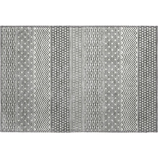 Piper Looms Mayfield Stripes AMF939 White Machine Washable Area Rug Scatter Main Image