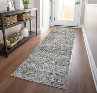 Piper Looms Mayfield Ornate AMF94 Ash Machine Washable Area Rug Runner Lifestyle Image Feature
