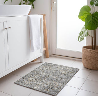 Piper Looms Mayfield Ornate AMF94 Ash Machine Washable Area Rug Scatter Lifestyle Image Feature