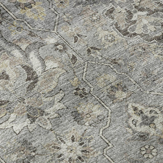 Piper Looms Mayfield Ornate AMF94 Ash Machine Washable Area Rug Swatch Image