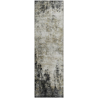 Piper Looms Mayfield Abstract AMF940 Black Machine Washable Area Rug Runner Main Image