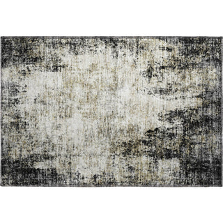Piper Looms Mayfield Abstract AMF940 Black Machine Washable Area Rug Scatter Main Image